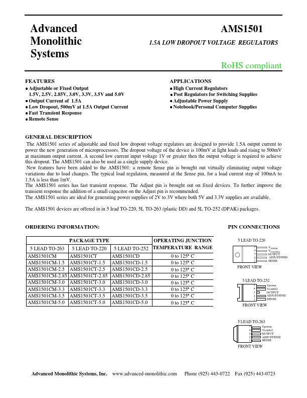 AMS1501