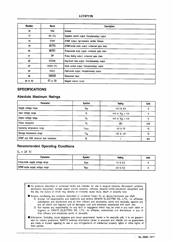 LC73711N