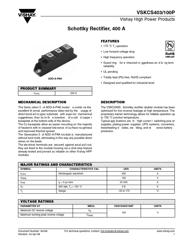 VSKCS403-100P