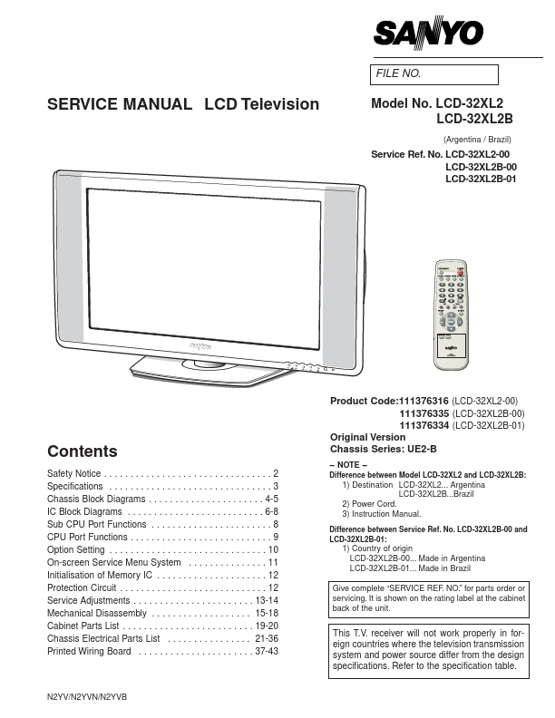 LCD-32XL2B