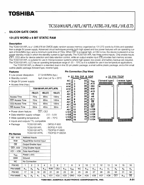 TC551001AFTL-10L