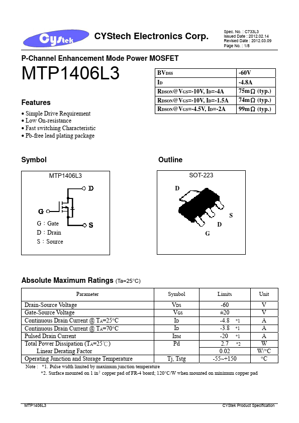 MTP1406L3
