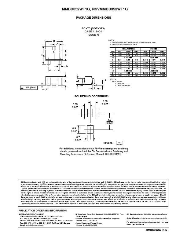 MMBD352WT1G