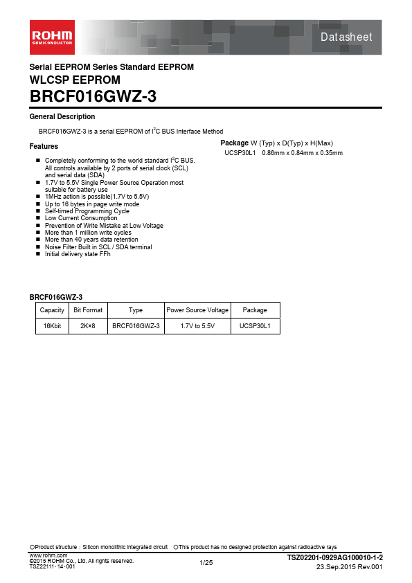 BRCF016GWZ-3
