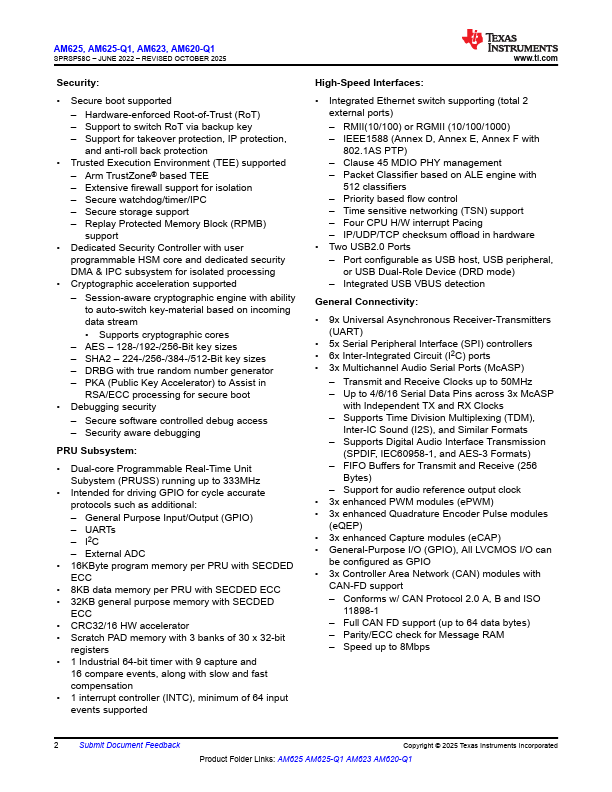 datasheet Preview Page 2