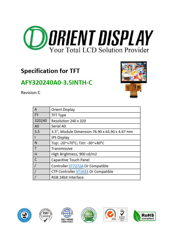 AFY320240A0-3.5INTH-C Datasheet Preview