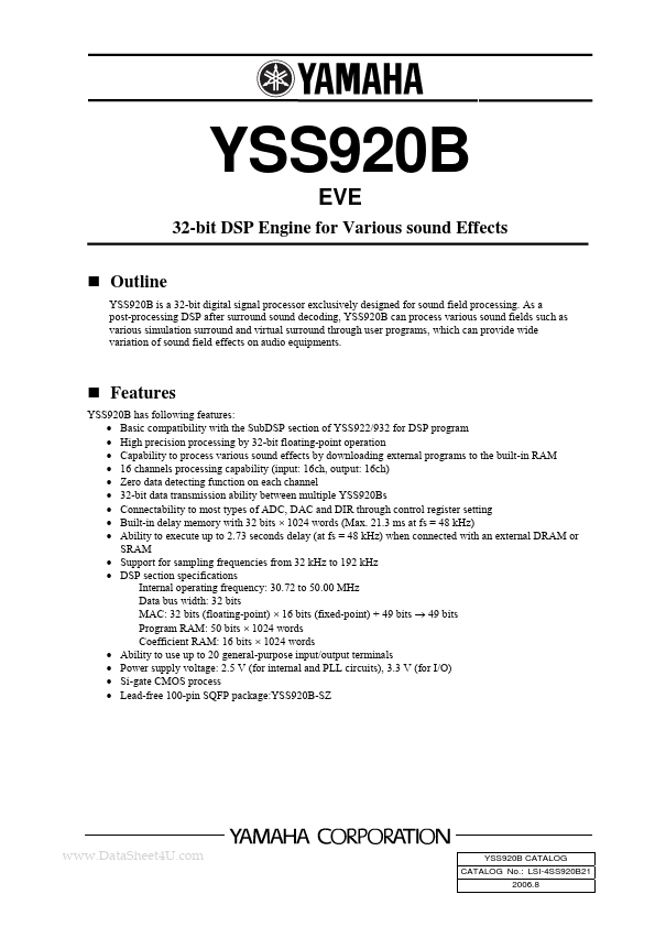 YSS920B
