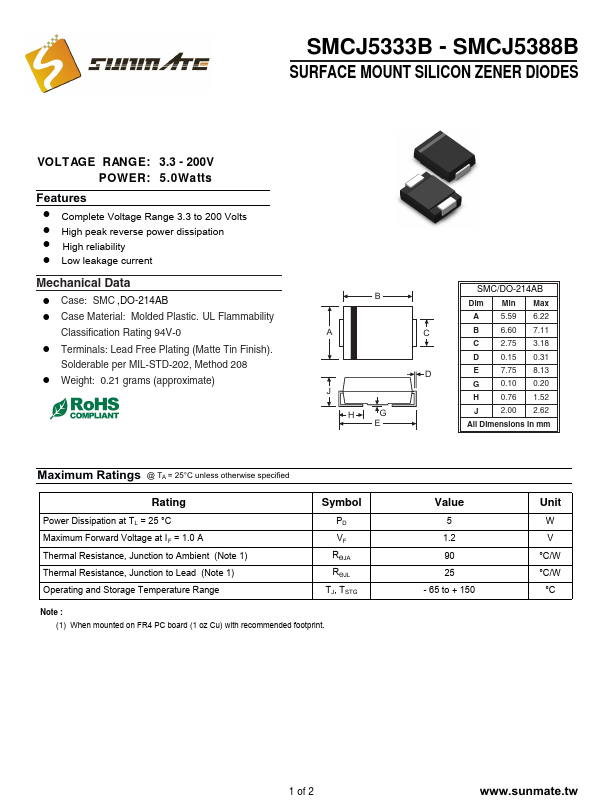 SMCJ5340B