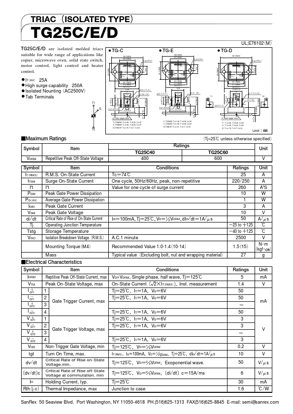 TG25E