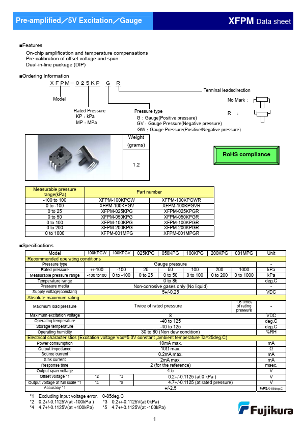 XFPM-100KPG