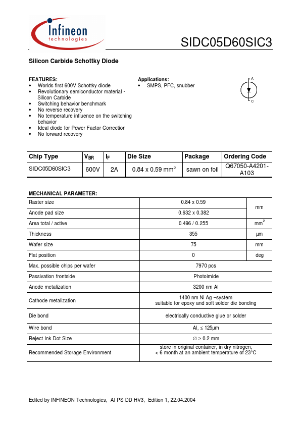 SIDC05D60SIC3