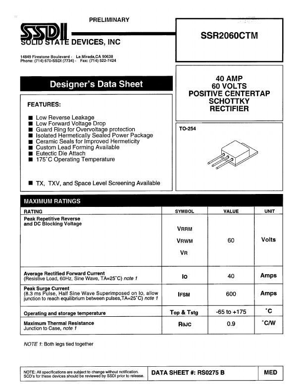 SSR2060CTM