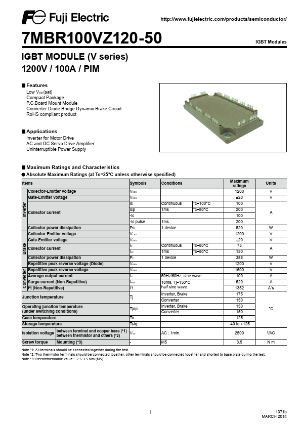 7MBR100VZ120-50