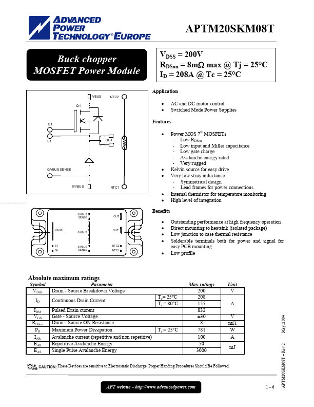 APTM20SKM08T