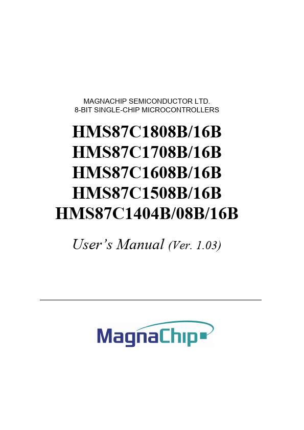 HMS87C1404B Datasheet Preview