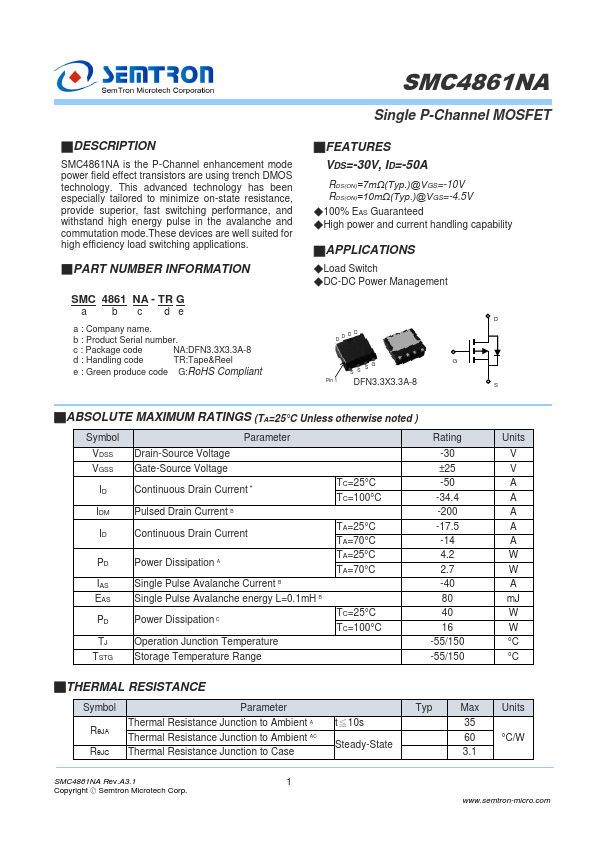 SMC4861NA Datasheet Preview