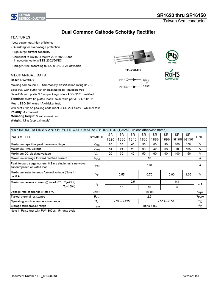 SR1630