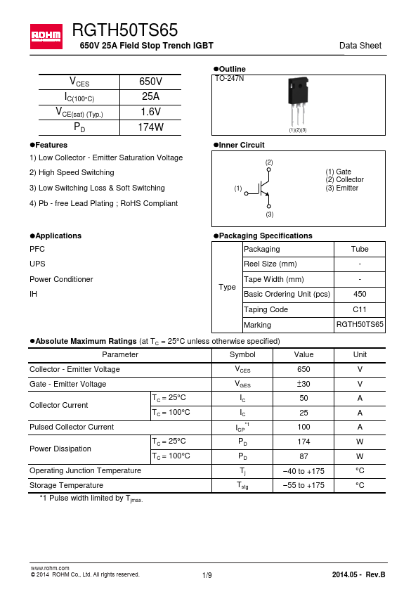 RGTH50TS65