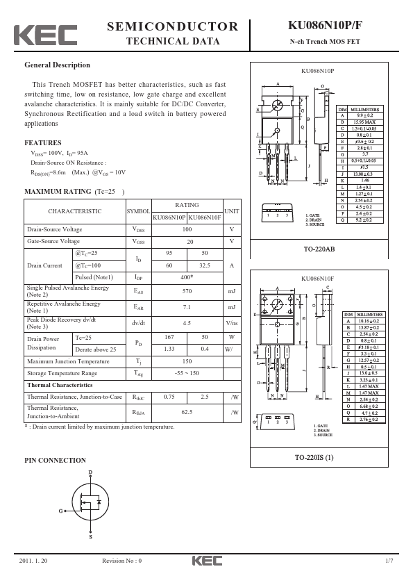 KU086N10F