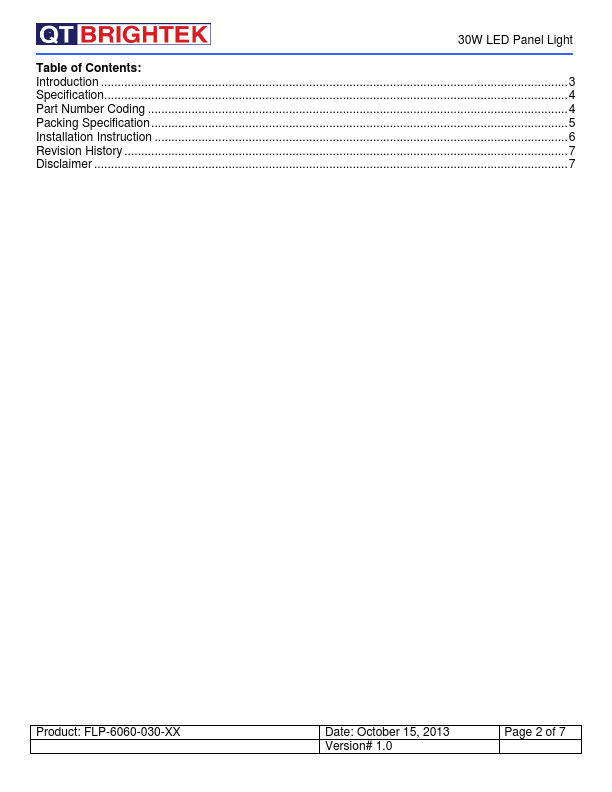 FLP-6060-030-WW