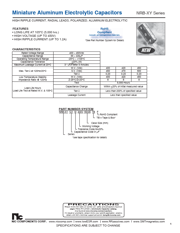 NRB-XY820M420V12.5X45F