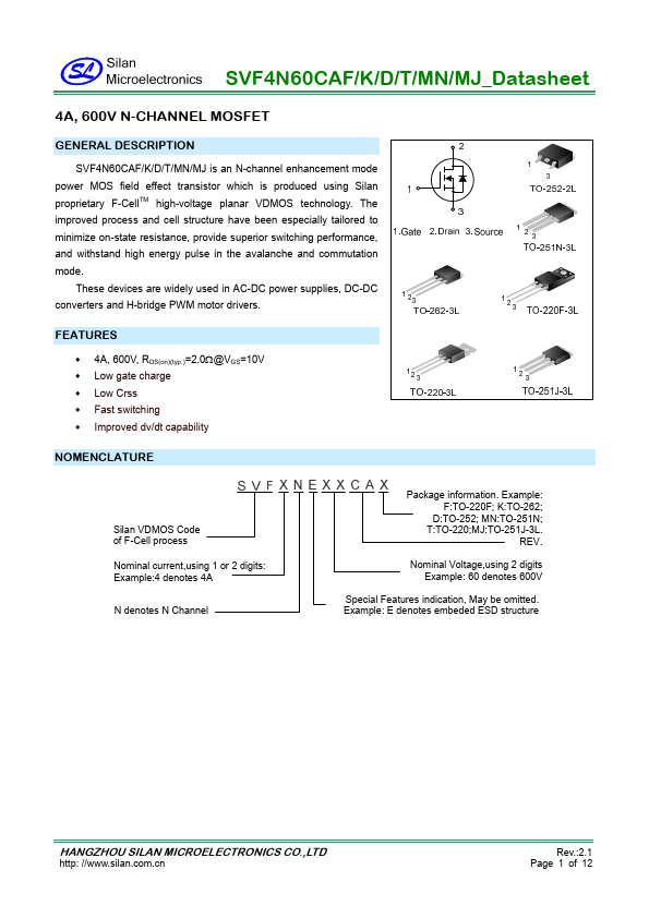 SVF4N60CAMN