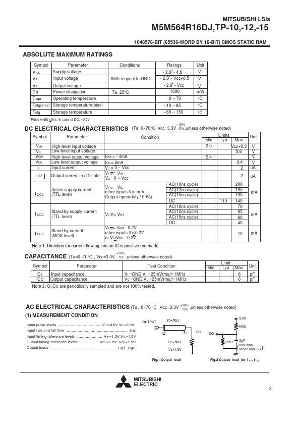 M5M564R16DJ-15