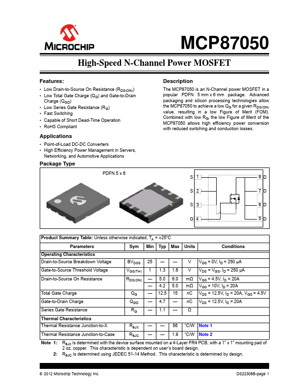 MCP87050