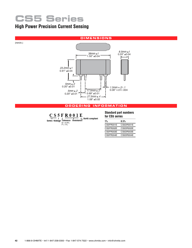 CS5FR001E