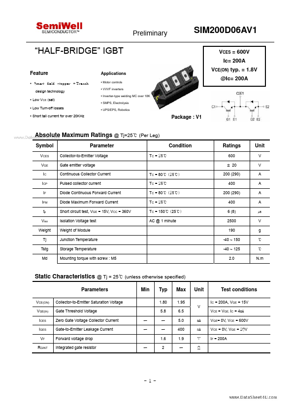 SIM200D06AV1