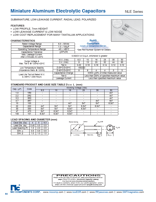 NLE330M10V5x7F