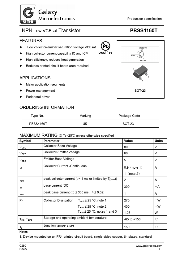 PBSS4160T