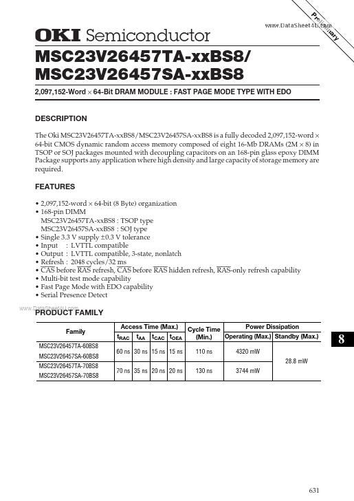 MSC23V26457SA-60BS8
