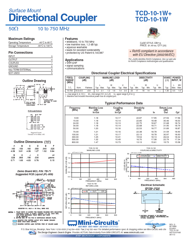 TCD-10-1W