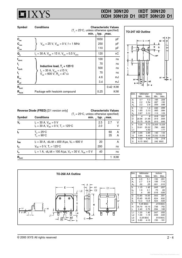 IXDT30N120D1