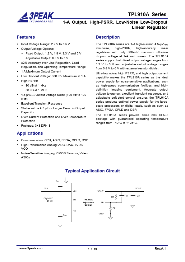 TPL910A Datasheet Preview