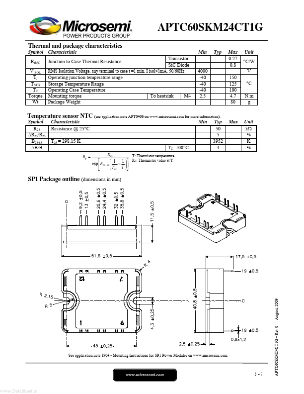 APTC60SKM24CT1G