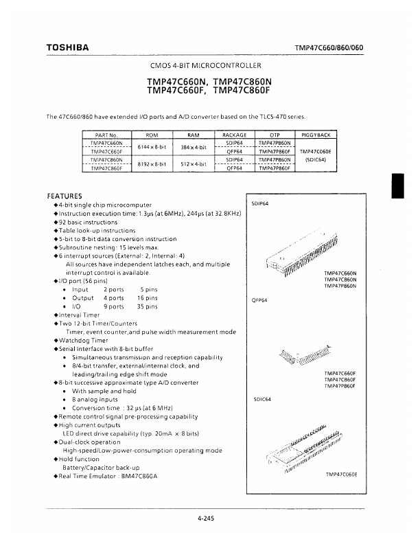 TMP47C660F