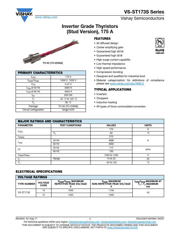 VS-ST173S10