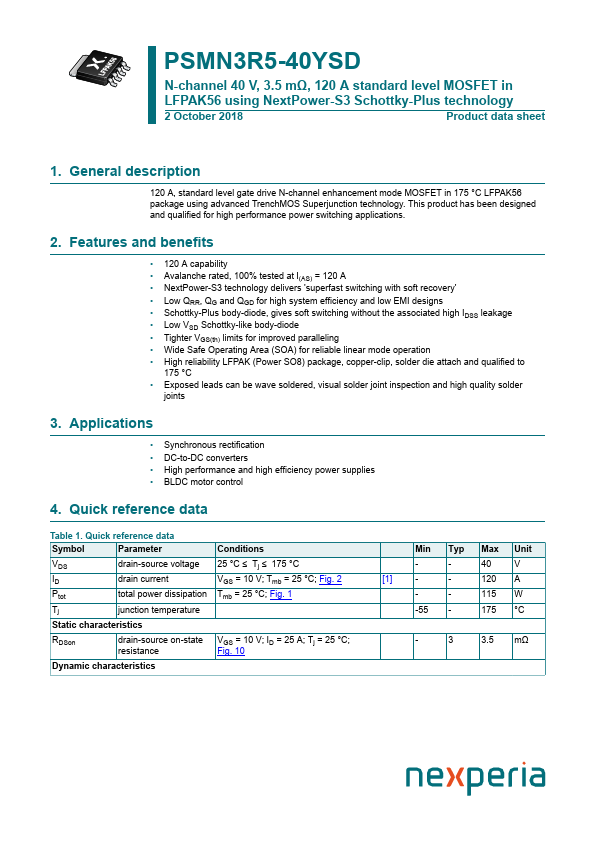 PSMN3R5-40YSD