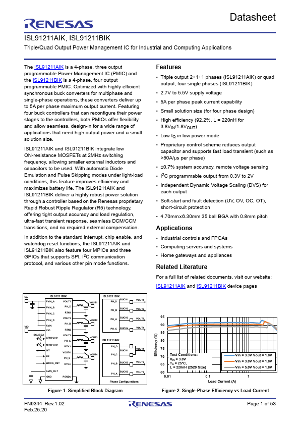 ISL91211AIK Datasheet Preview