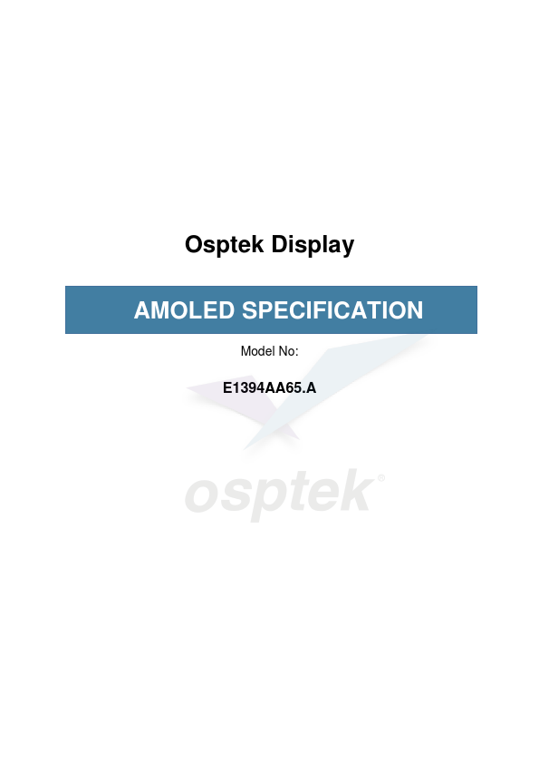E1394AA65.A Datasheet Preview