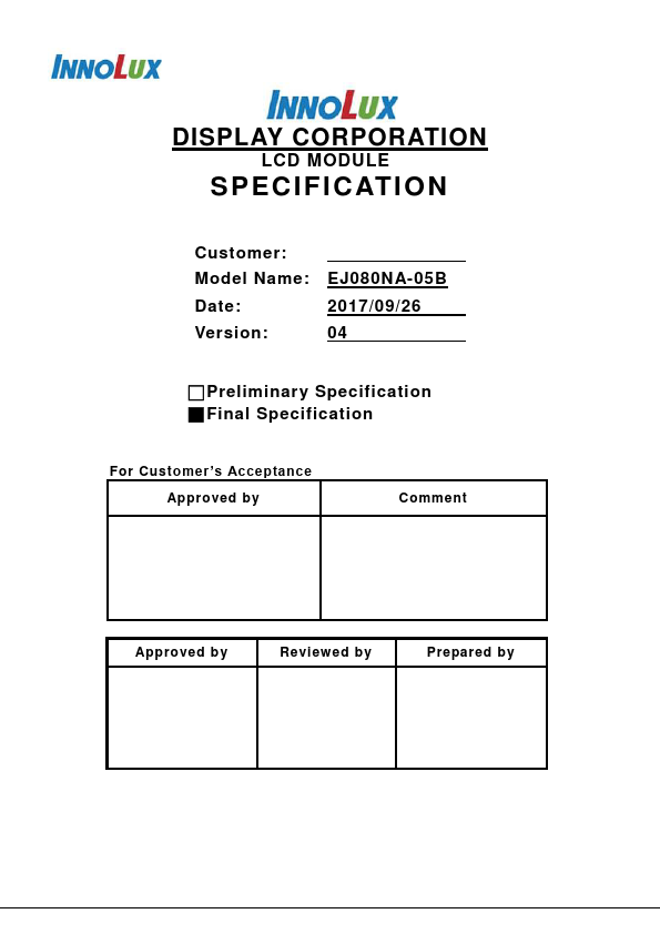 EJ080NA-05B Datasheet Preview