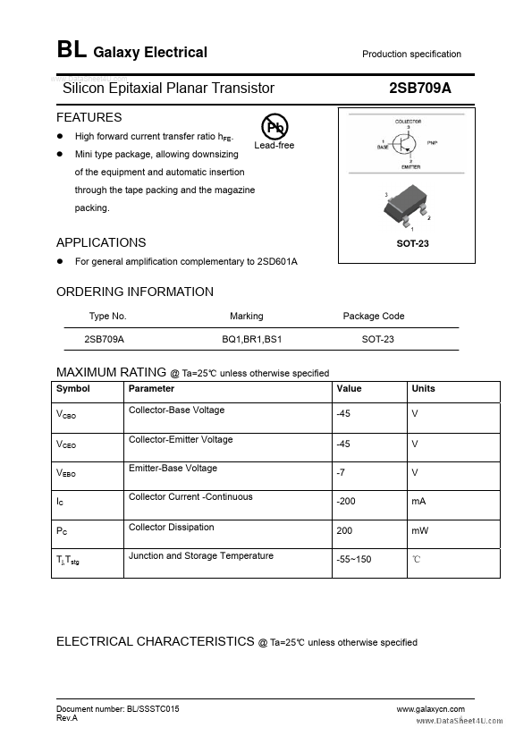 2SB709A