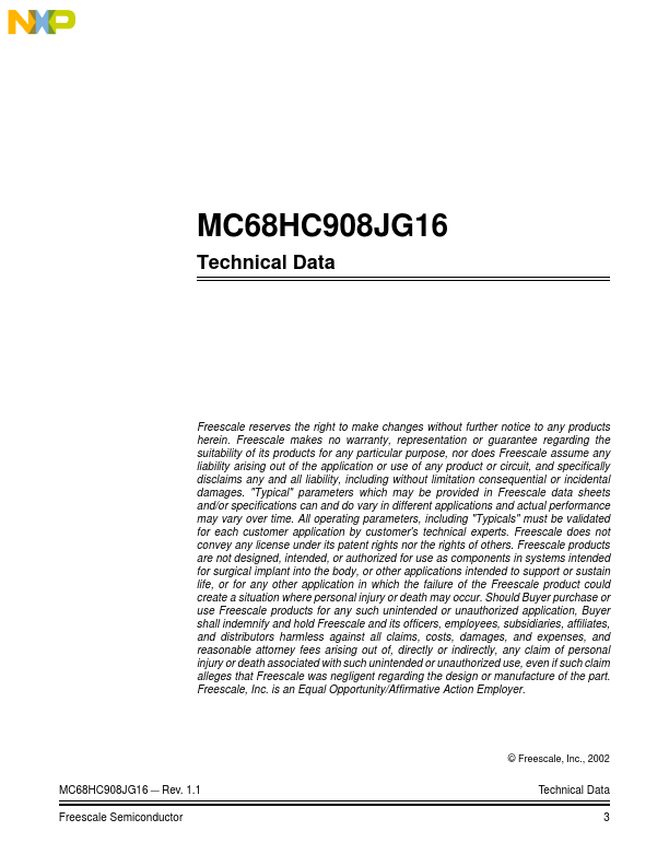 MC68HC908JG16