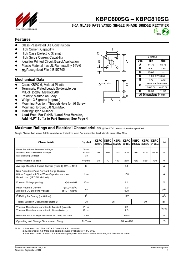 KBPC806SG