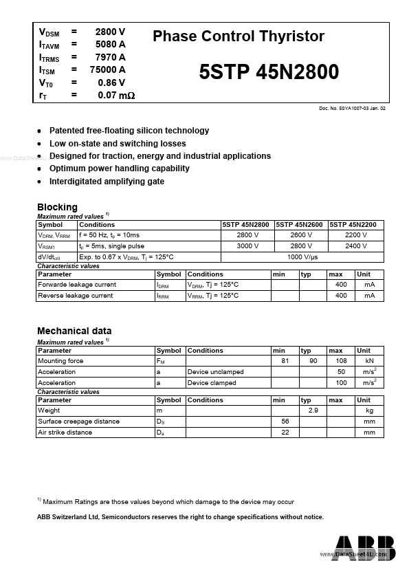 5STP45N2200