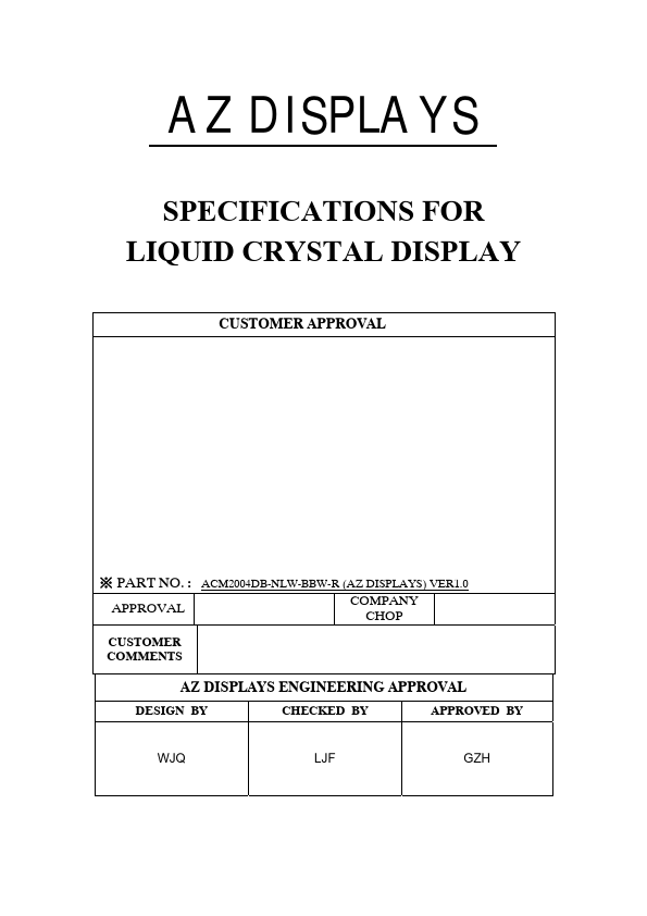 ACM2004DB-NLW-BBW-R Datasheet Preview