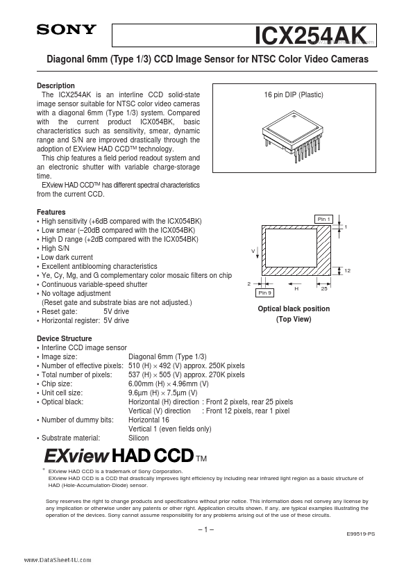 ICX254AK