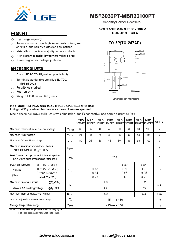 MBR30100PT